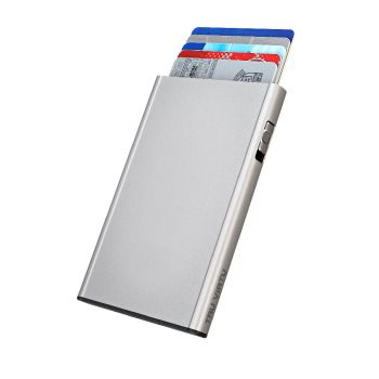 CARD CASE CLICK & SLIDE SILVER ARROW